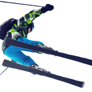 Skiing PNG