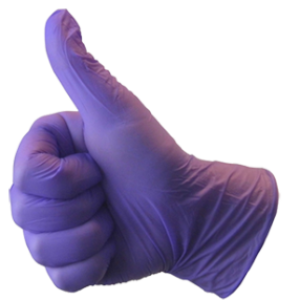 Medical gloves PNG