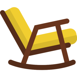 Rocking chair PNG