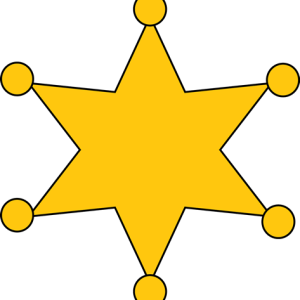 Sheriff badge PNG