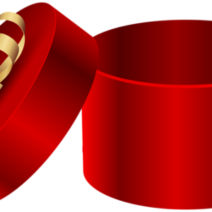 Red gift box PNG