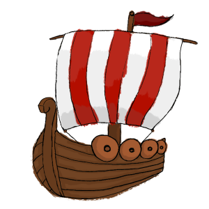 Viking ship PNG