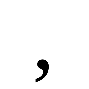 Comma PNG