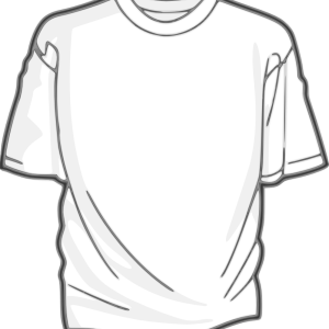 White T-shirt PNG image