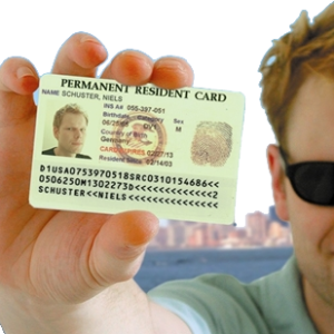 Green card PNG