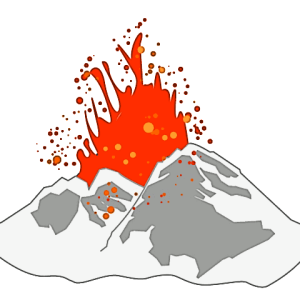 Volcano PNG