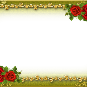 Floral frame PNG
