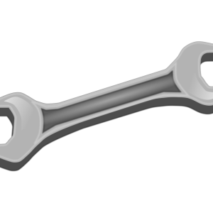 Wrench, spanner PNG image, free