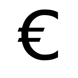 Euro sign PNG