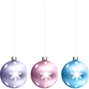 Christmas balls baubles