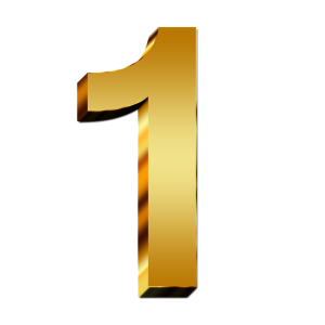 Number 1 PNG