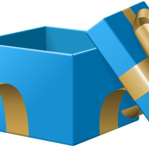 open gift box PNG