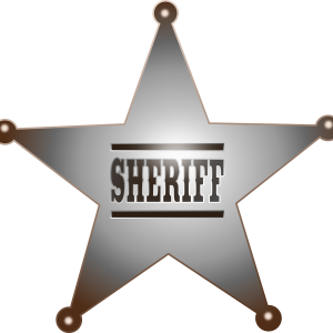 Sheriff badge PNG