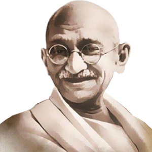 Mahatma Gandhi PNG