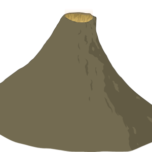 Volcano PNG