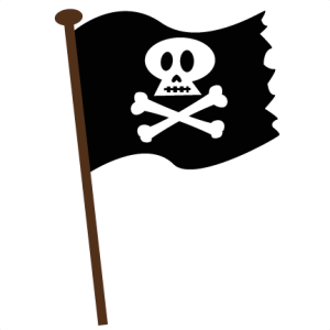 Pirate flag PNG