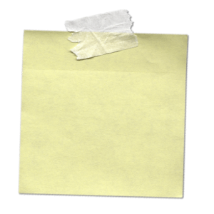 Sticky note PNG