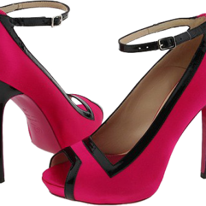 Pink women shoes PNG image