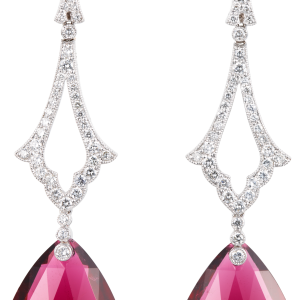 Diamond earrings PNG image
