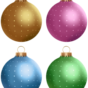 Christmas balls baubles