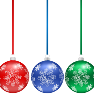 Christmas balls baubles