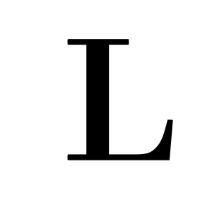 Letter L PNG