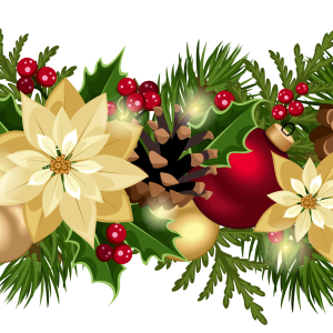Christmas garland PNG