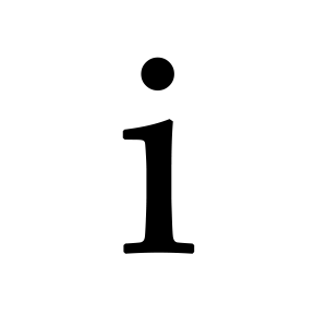 letter I PNG