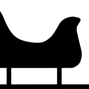 Santa sleigh PNG