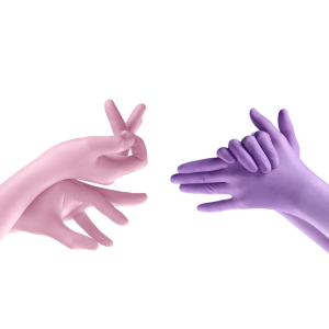 Medical gloves PNG