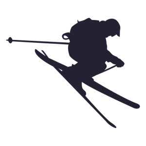 Skiing PNG
