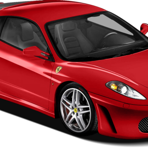 red ferrari car PNG image