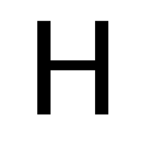 Letter H PNG