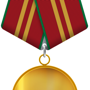 Gold medal PNG