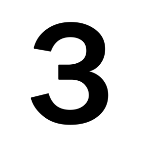 Number 3 PNG