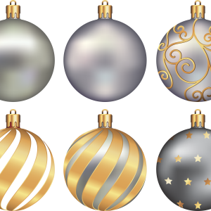 Christmas balls baubles