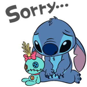 Stitch sorry PNG