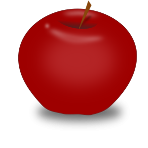 Red apple PNG