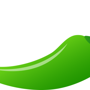 Green pepper PNG image