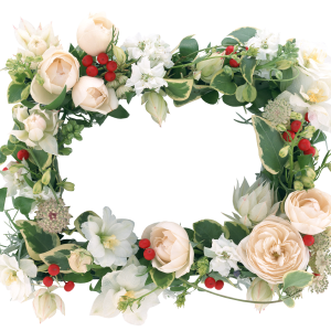 Floral frame PNG