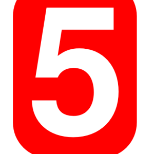Number 5 PNG