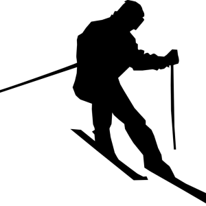 Skiing PNG
