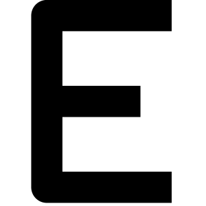 Letter E PNG