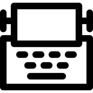 Typewriter PNG