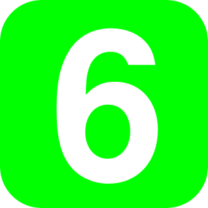 Number 6 PNG