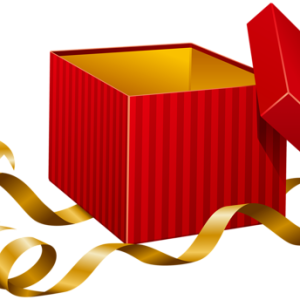 open gift box PNG