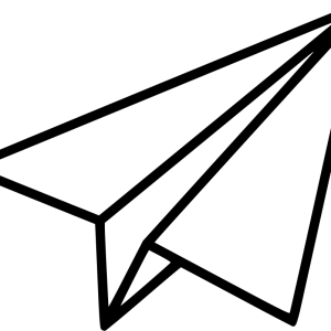 Paper plane PNG