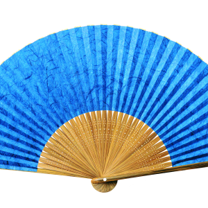 blue hand fan PNG