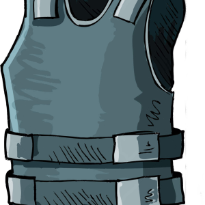 Bulletproof vest PNG