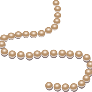Pearl string PNG